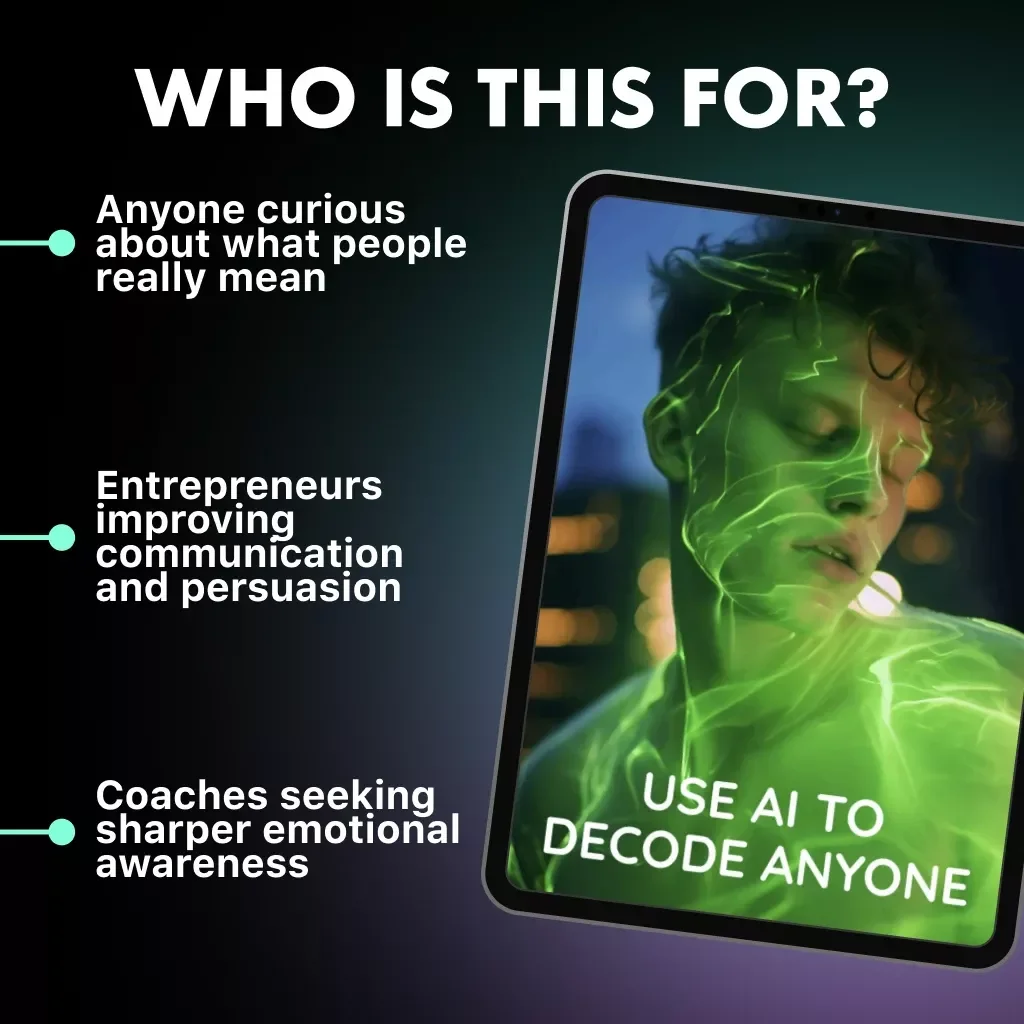 Use AI to Decode Anyone | Digital Guide on How to Use AI to Understand Body Language | Learn AI-Powered Body Language Analysis, Facial Expressions, and Emotional Intelligence