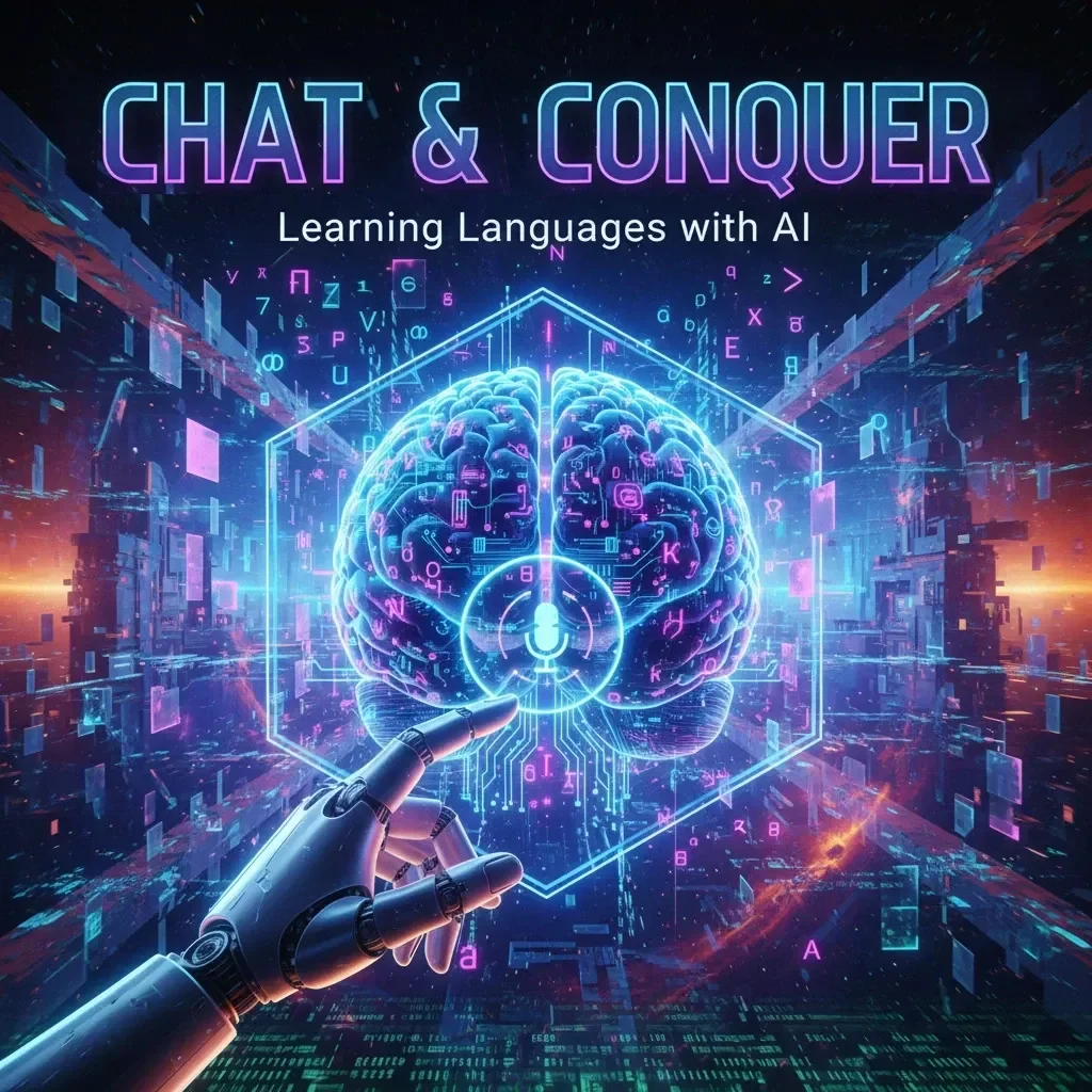 Chat & Conquer: Learning Languages with AI | How to Use ChatGPT to Learn a Language | Digital eBook Guide for Language Learners