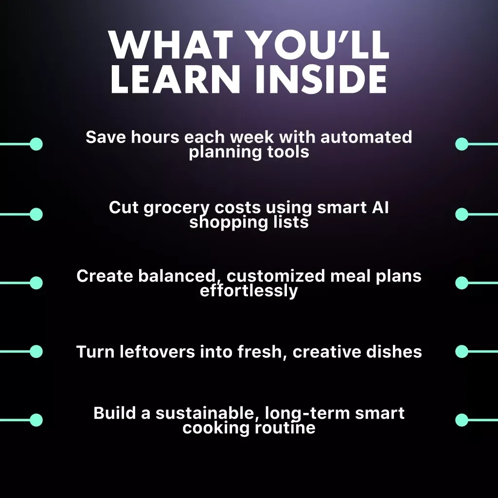 How to Use AI for Effortless Meal Prep | The Best Way to Use AI for Meal Prep | Smart Cooking & Meal Planning eBook for Busy People