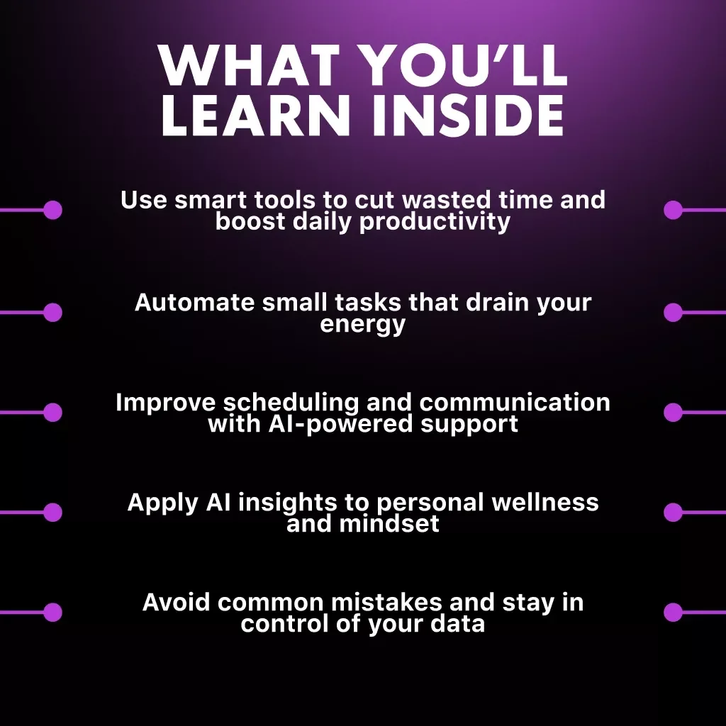 AI & Me: Smart Tools for a Balanced Life | Digital Guide on How to Use AI to Improve Work-Life Balance | Productivity eBook & Self-Improvement Download