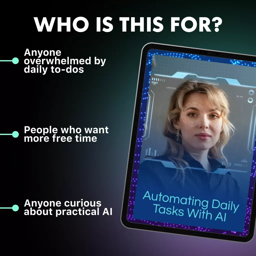 Automating Daily Tasks with AI | Best Way to Automate Daily Tasks with AI | Time-Saving Productivity eBook for Entrepreneurs, Creators & Professionals