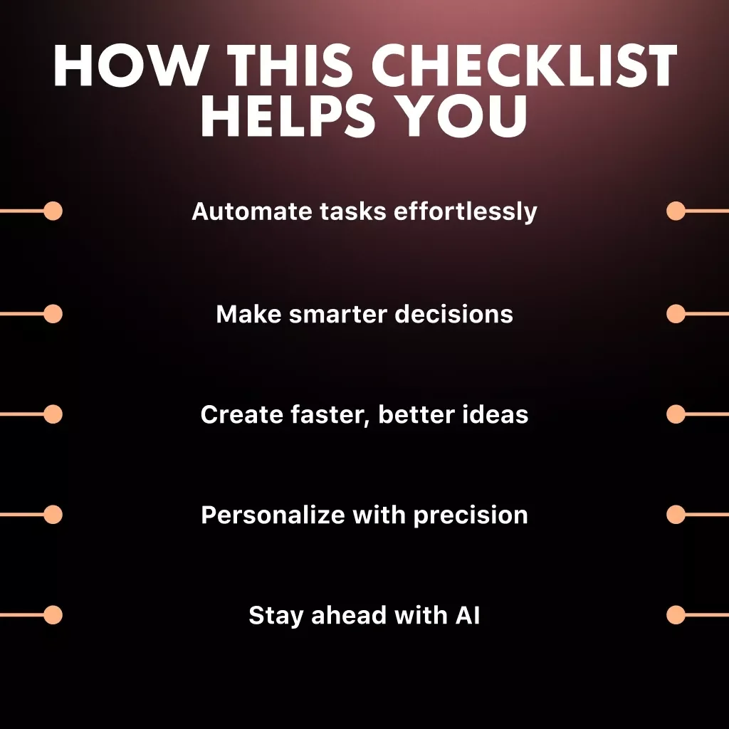 Unlocking the Power of AI | Productivity Guide for Entrepreneurs, Creatives & Professionals | Digital Download eBook, AI Automation & Strategy Checklist