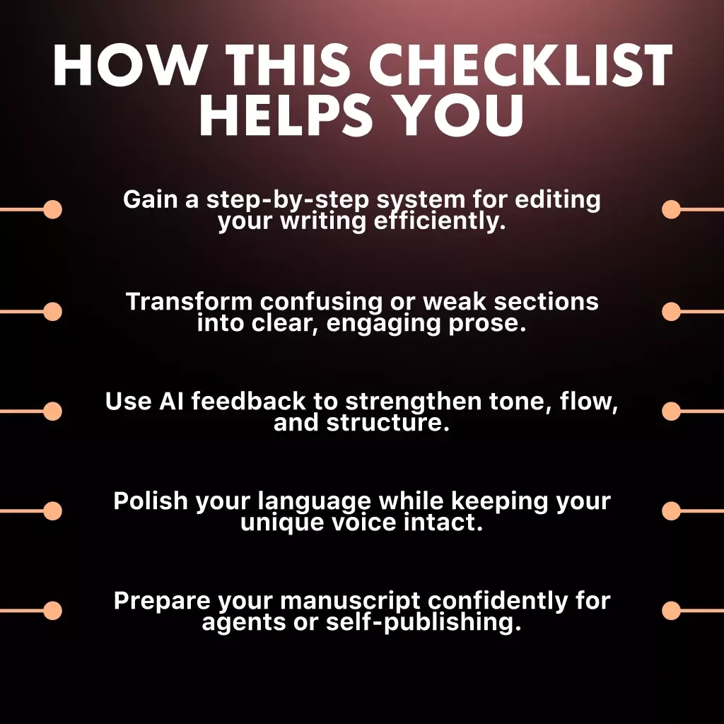 Edit Your Book Smarter with ChatGPT | AI Editing Checklist for Authors, Writers & Self-Publishers | Can I Use ChatGPT to Edit My Book?