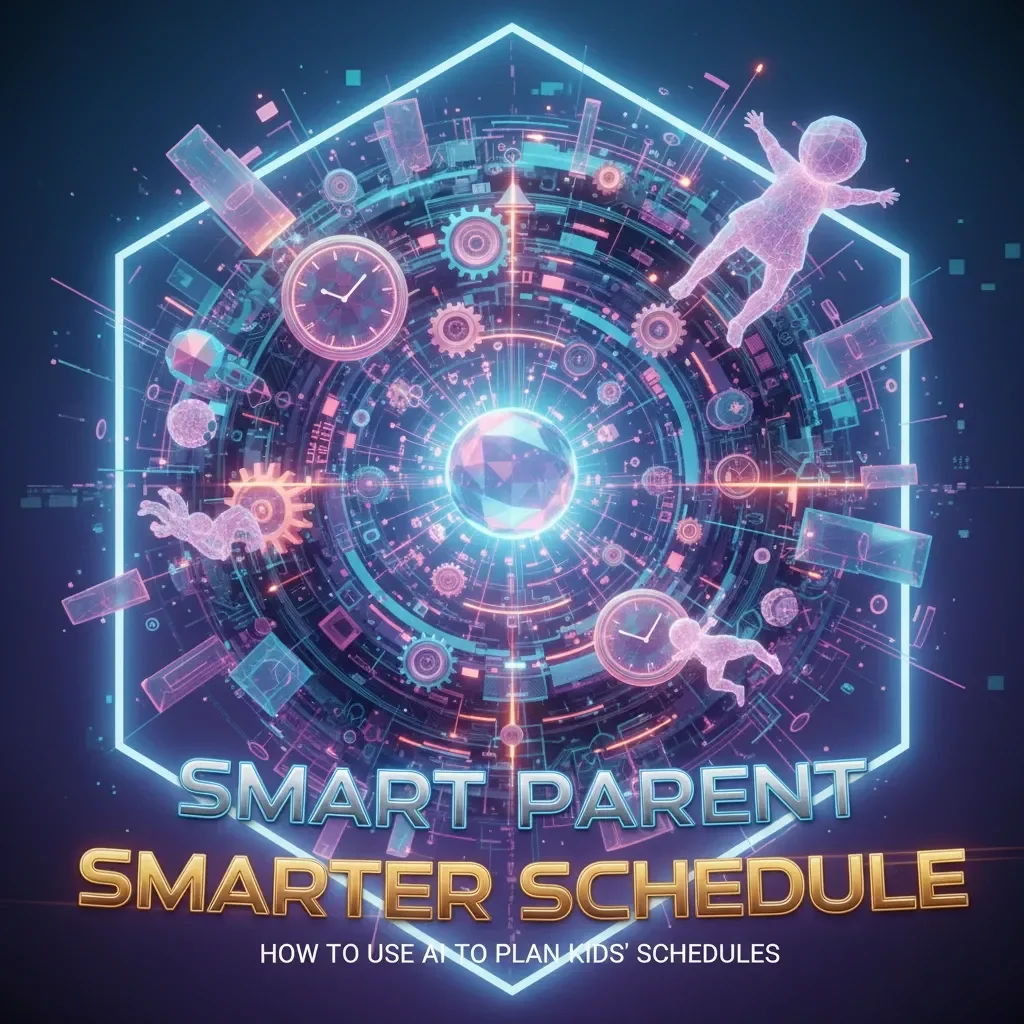 Smart Parent, Smarter Schedule | Digital Checklist for Busy Families | How to Use AI to Plan Kids’ Schedules | AI-Powered Family Routine Organizer | Printable & Editable PDF Download