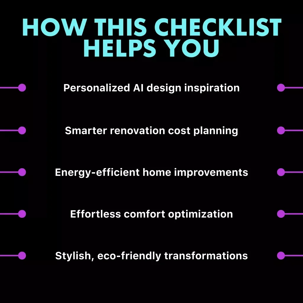 Smart Home Upgrade Checklist | AI-Generated Home Improvement Ideas | Digital Download for Modern Living