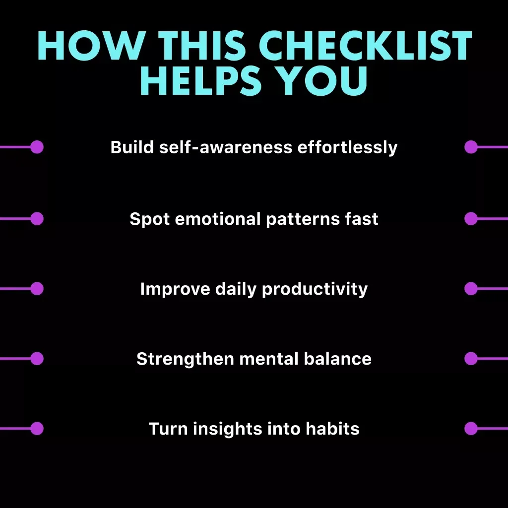 Mood Tracker Magic: Checklist | Digital Download for Emotional Awareness | how to use ai to track mood | Self-Care & Mindfulness Tool for Better Habits and Mental Clarity