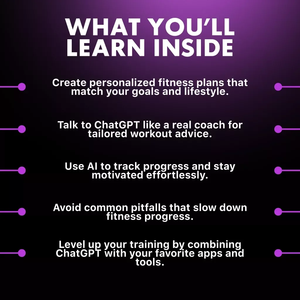 Stronger Every Day with ChatGPT | AI Fitness Planning Guide | How to Use ChatGPT to Make a Workout Plan for Beginners & Beyond | Digital Download eBook