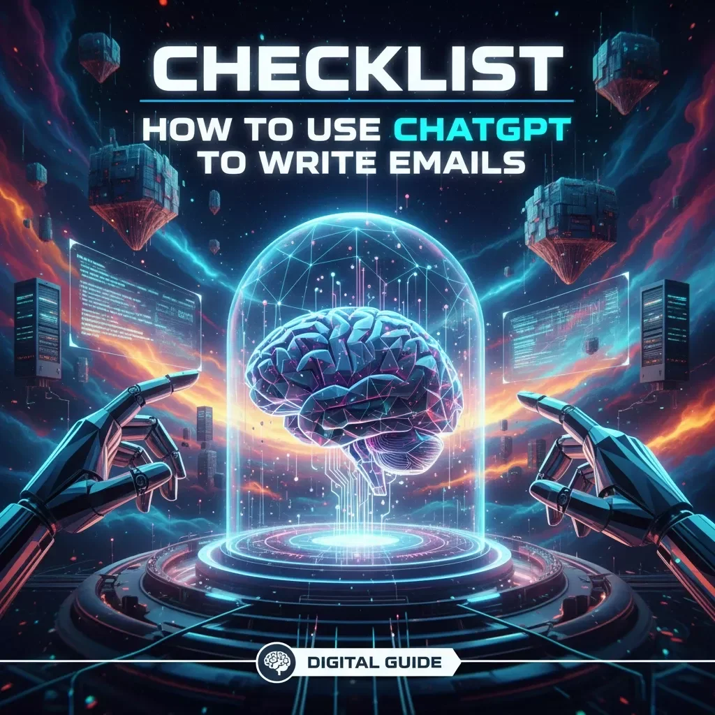 Checklist: How to Use ChatGPT to Write Emails | Email Writing Guide | Digital Download for Professionals, Entrepreneurs & Creators | Learn how to use ChatGPT to write emails that get results