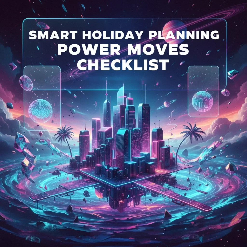 Smart Holiday Planning Power Moves | AI Travel Checklist for Stress-Free Vacations | Best Way to Use AI to Plan Holidays | Digital Download