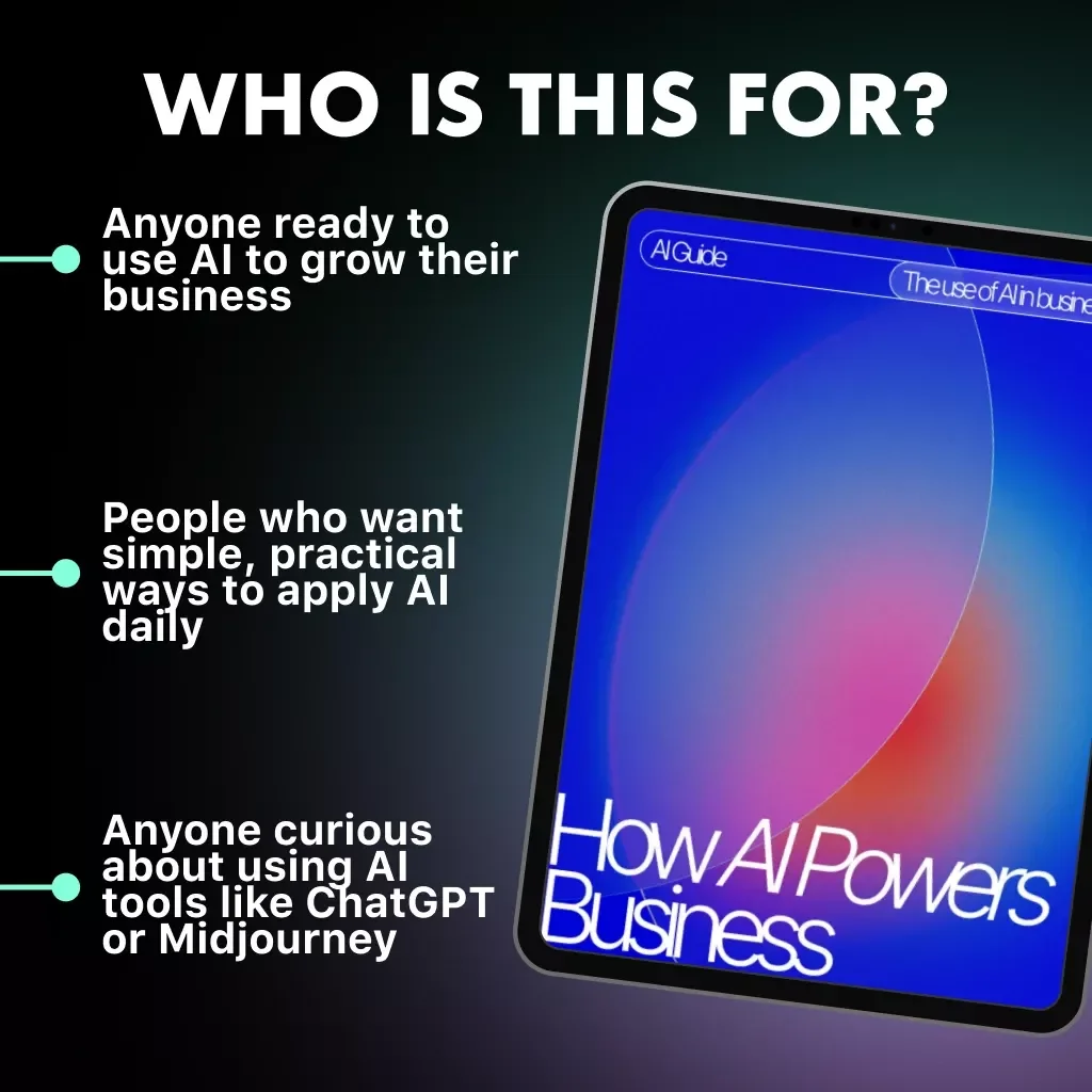 How AI Powers Business | Digital eBook Guide for Entrepreneurs, Small Business Owners & Startups | AI Strategy, Productivity, Marketing & Growth Tips