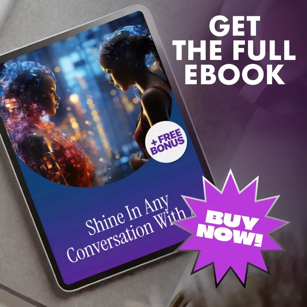 Shine in Any Conversation with AI | eBook for Building Social Confidence | Learn How to Use AI to Boost Social Confidence | Digital Download Guide for Personal Growth and Communication Skills