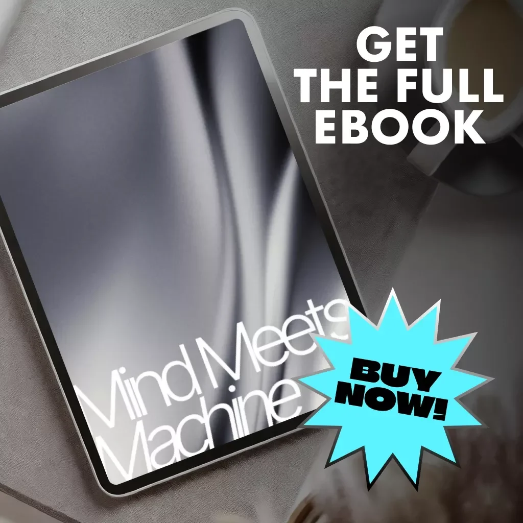 Mind Meets Machine | AI Therapy Guide for Self-Reflection, Emotional Growth & Decision Clarity | Digital Download eBook on ChatGPT Mental Wellness, Habits & Mindset