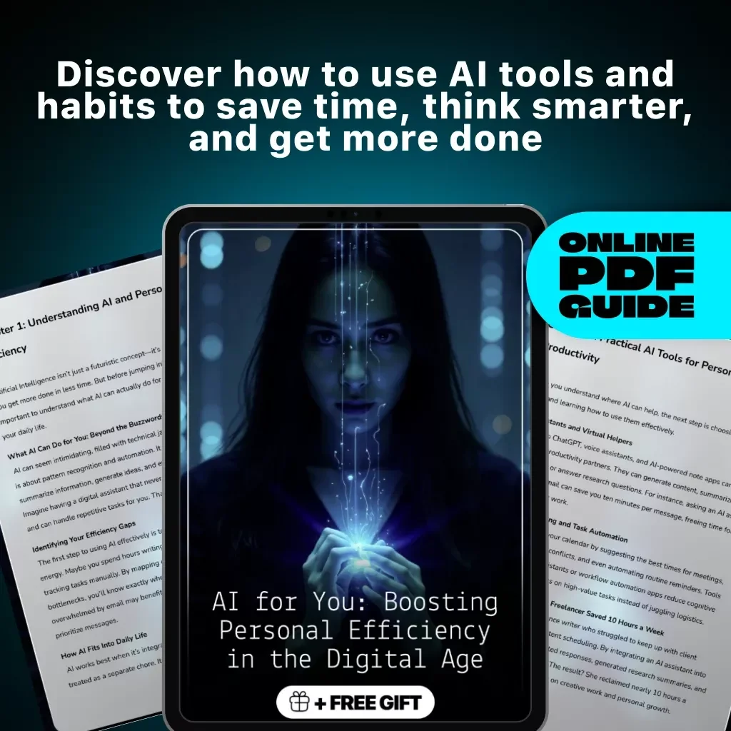 AI for You: Boosting Personal Efficiency in the Digital Age | Best Way to Use AI for Personal Efficiency | Digital Productivity Guide for Modern Professionals