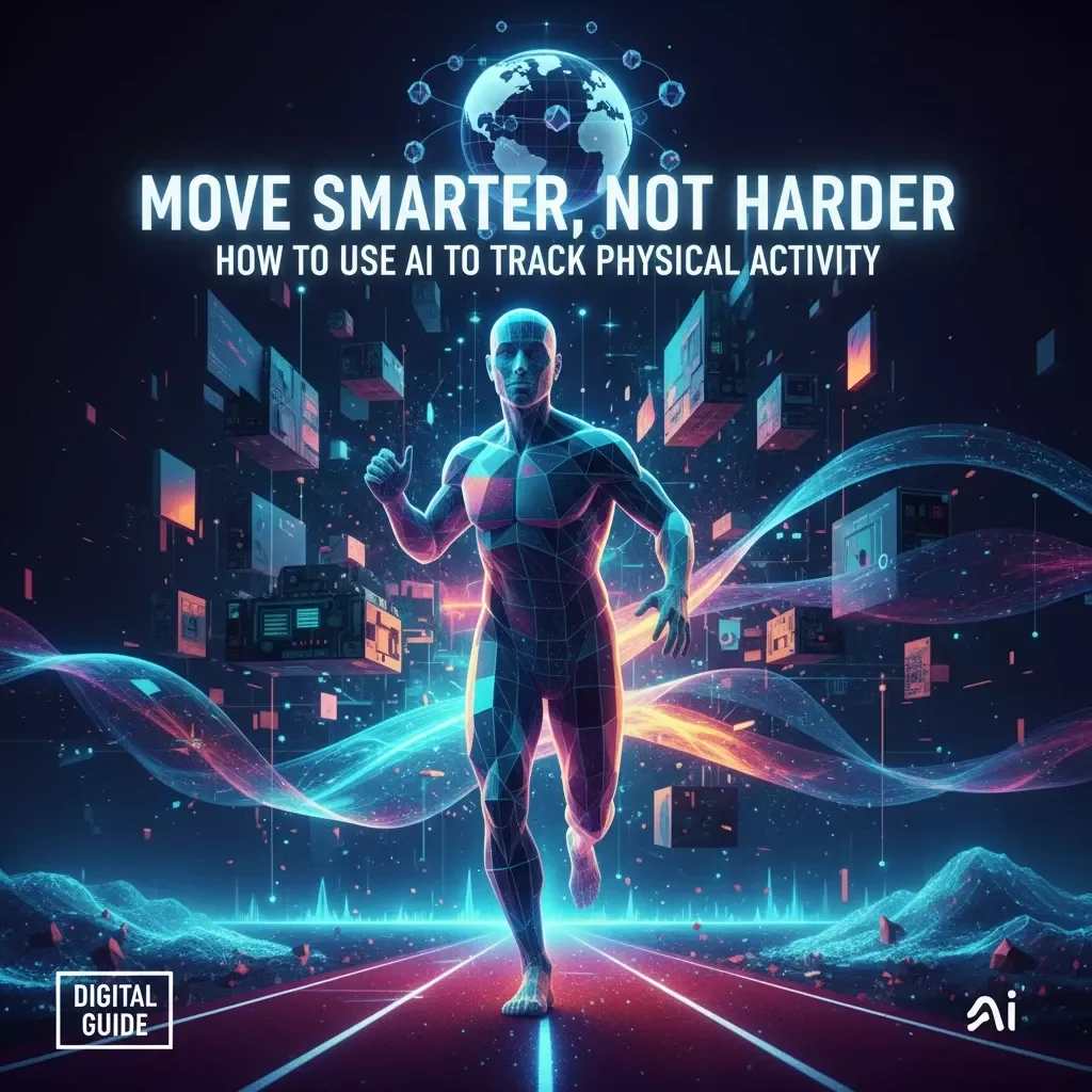 Move Smarter, Not Harder | AI Fitness Tracking Checklist | How to Use AI to Track Physical Activity | Digital Download for Smarter Wellness Goals