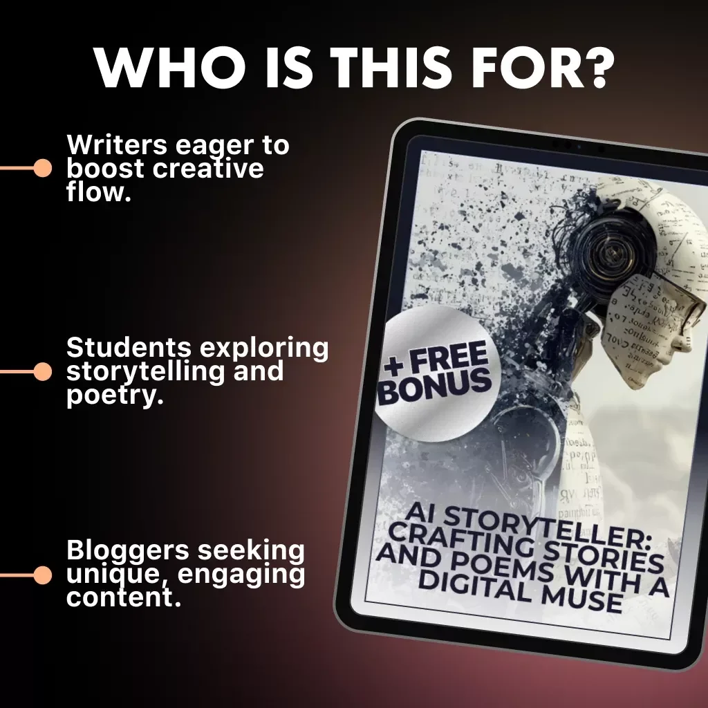 AI Storyteller: Crafting Stories and Poems with a Digital Muse | How to Use AI to Write Stories and Poems | Creative Writing Guide for Authors, Poets & Content Creators