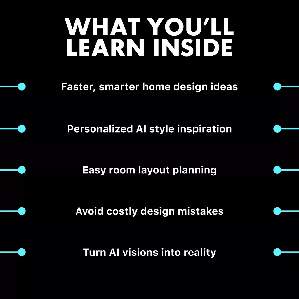 Smart Spaces with Style | AI Home Design Guide | Learn how to use AI to decorate a room | Digital Download for Interior Styling Enthusiasts