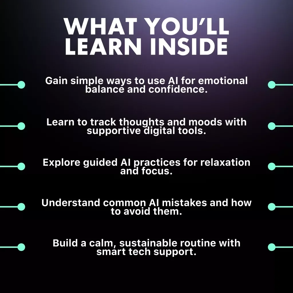 AI Calm: Smart Ways to Manage Social Anxiety with Technology | Digital eBook | Mental Wellness Guide | Tips for Using AI to Manage Social Anxiety | Self-Help Download