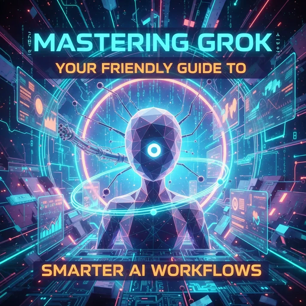Mastering Grok: Your Friendly Guide to Smarter AI Workflows | How to Use Grok | Digital eBook for Beginners and Professionals | AI Productivity Guide Download