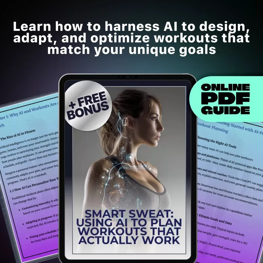 Smart Sweat: Using AI to Plan Workouts That Actually Work | Digital Fitness Guide for Smarter Training, Personalized Routines & Real Results | How to Use AI to Plan Workouts