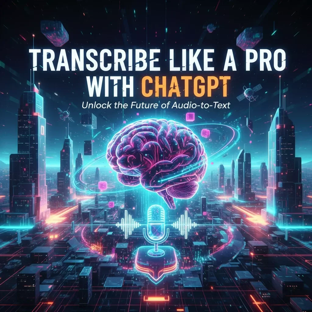 Transcribe Like a Pro with ChatGPT – Ultimate Checklist for Fast & Accurate Transcription | How to Use ChatGPT to Transcribe Audio