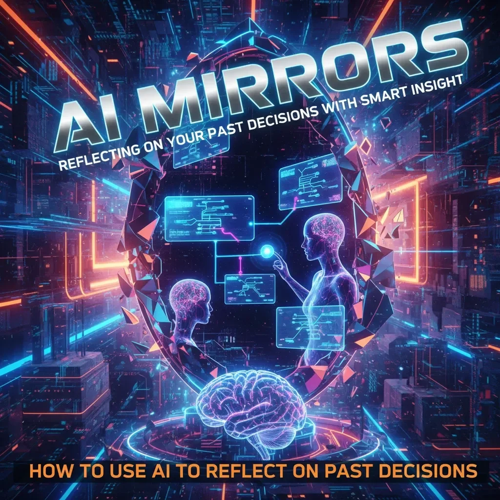 AI Mirrors: Reflecting on Your Past Decisions with Smart Insight | Digital Guide on How to Use AI to Reflect on Past Decisions | Self-Discovery Workbook & Growth Tool