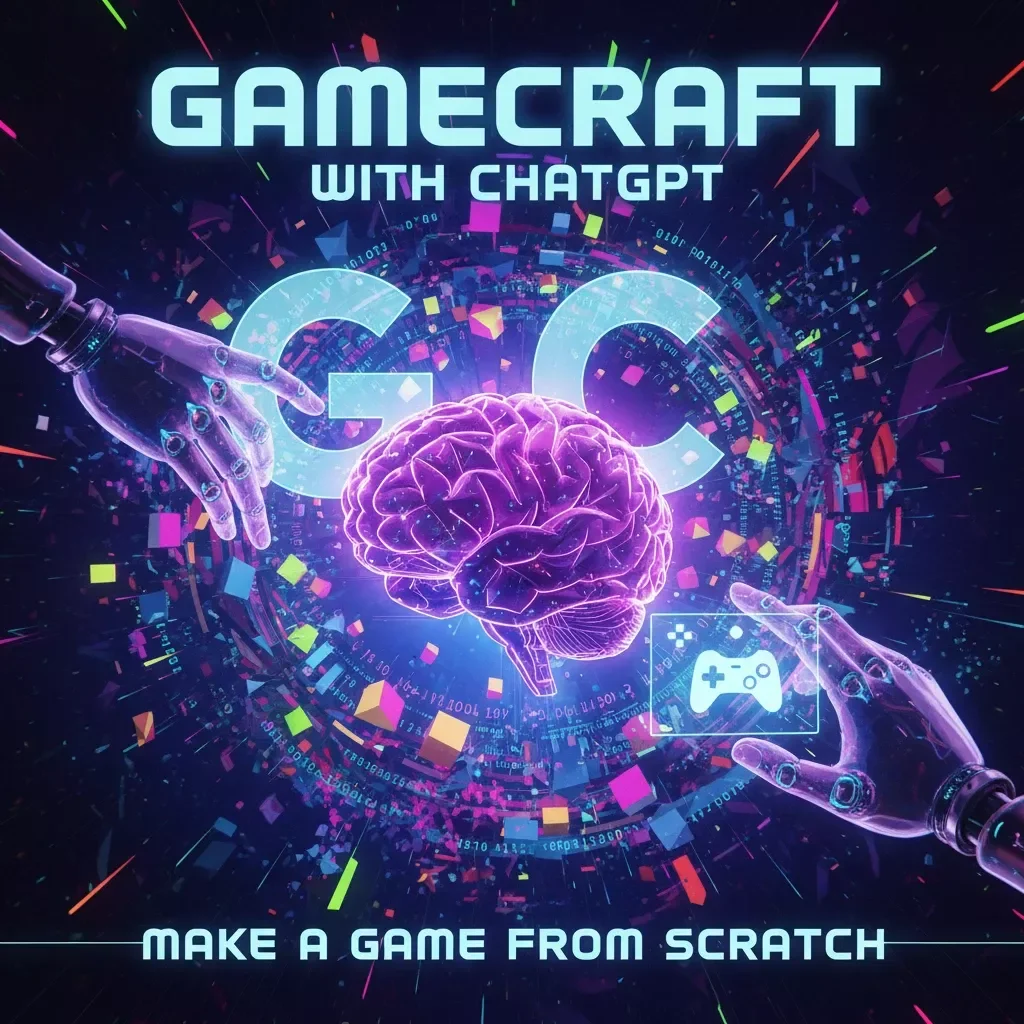 GameCraft with ChatGPT | AI Game Design Guide for Beginners | Learn How to Create Video Games Using AI Tools, Prompts & ChatGPT