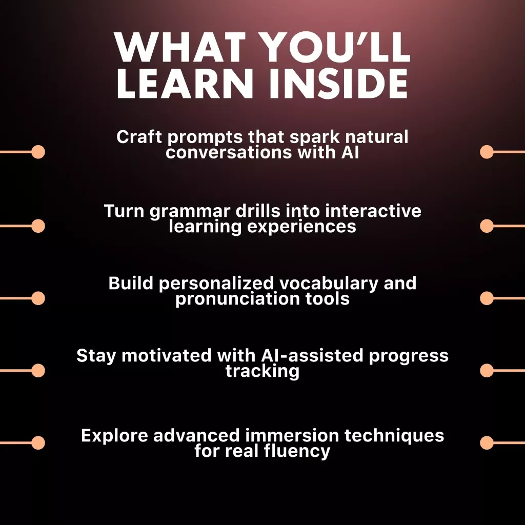 Chat & Conquer: Learning Languages with AI | How to Use ChatGPT to Learn a Language | Digital eBook Guide for Language Learners