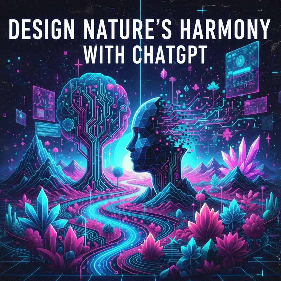 Design Nature’s Harmony with ChatGPT | How to Use ChatGPT for Landscape Design | AI Garden Planning Guide for Outdoor Spaces, Backyard Makeovers, and Eco-Friendly Landscaping Ideas (Digital Download)