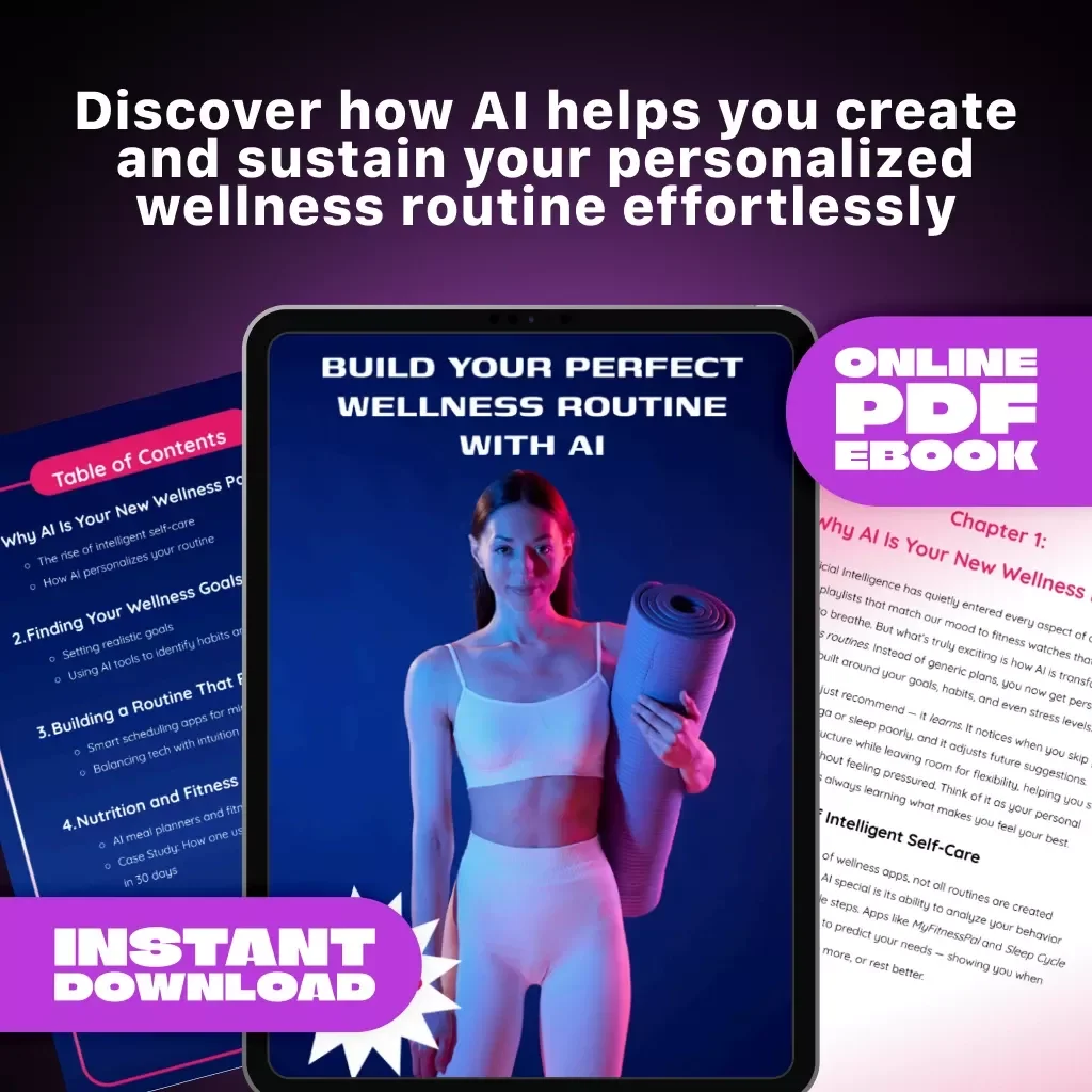 Build Your Perfect Wellness Routine with AI | Digital Wellness eBook for Mindfulness, Nutrition, Fitness & Self-Care | How to Use AI to Create a Wellness Routine