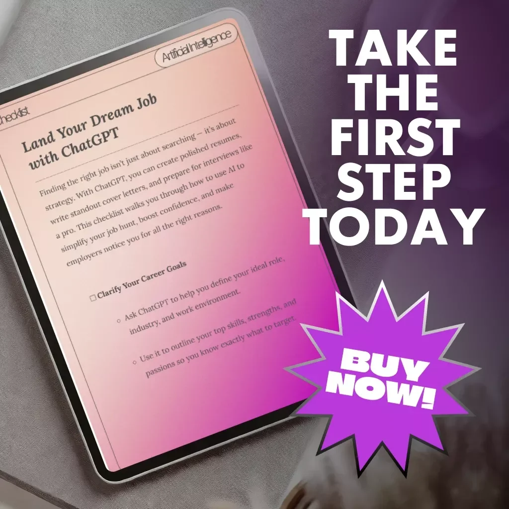 Land Your Dream Job with ChatGPT | Job Search Checklist for Career Success | How to Find a Job Using ChatGPT
