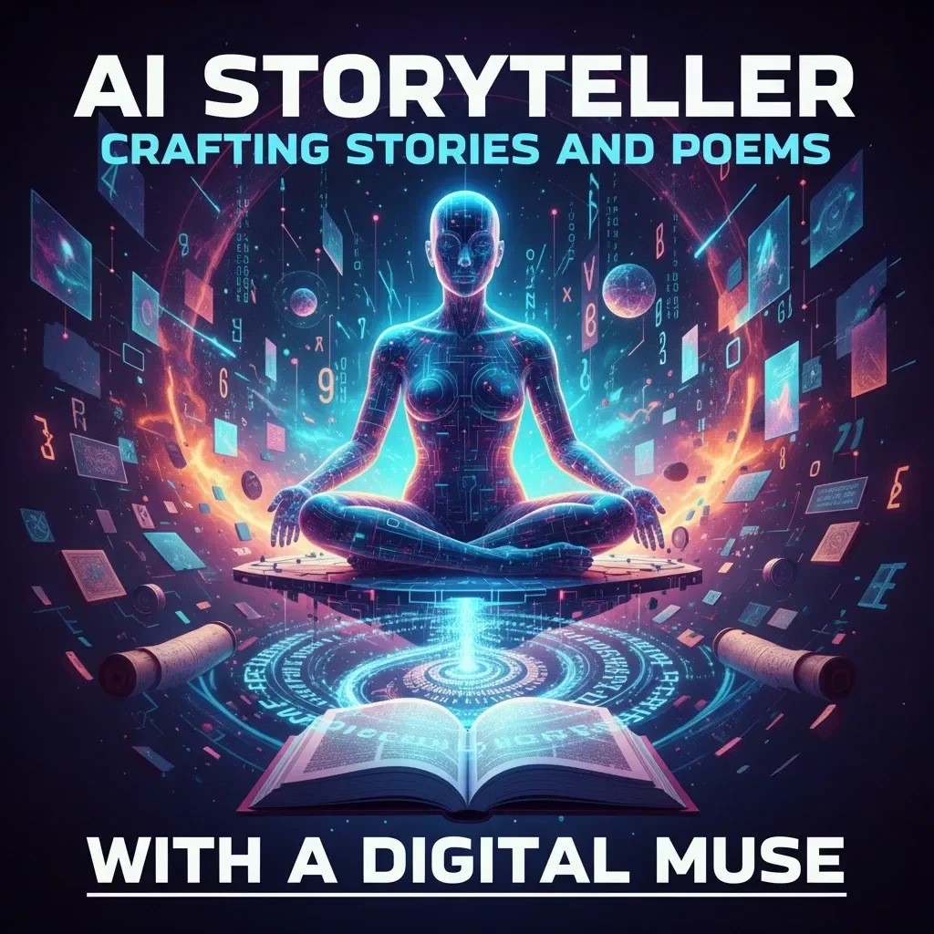 AI Storyteller: Crafting Stories and Poems with a Digital Muse | How to Use AI to Write Stories and Poems | Creative Writing Guide for Authors, Poets & Content Creators