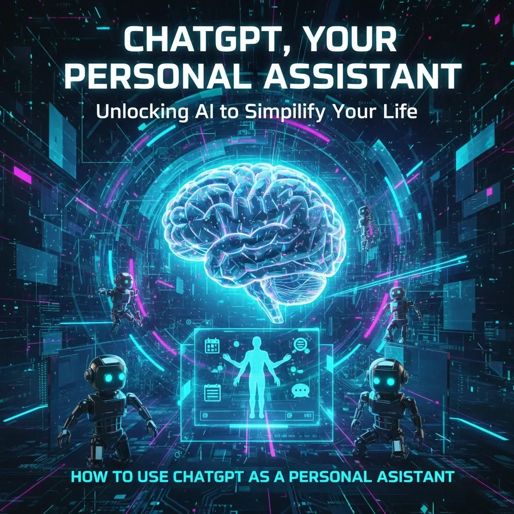 ChatGPT, Your Personal Assistant: Unlocking AI to Simplify Your Life | Learn How to Use ChatGPT as a Personal Assistant eBook, Productivity & AI Guide