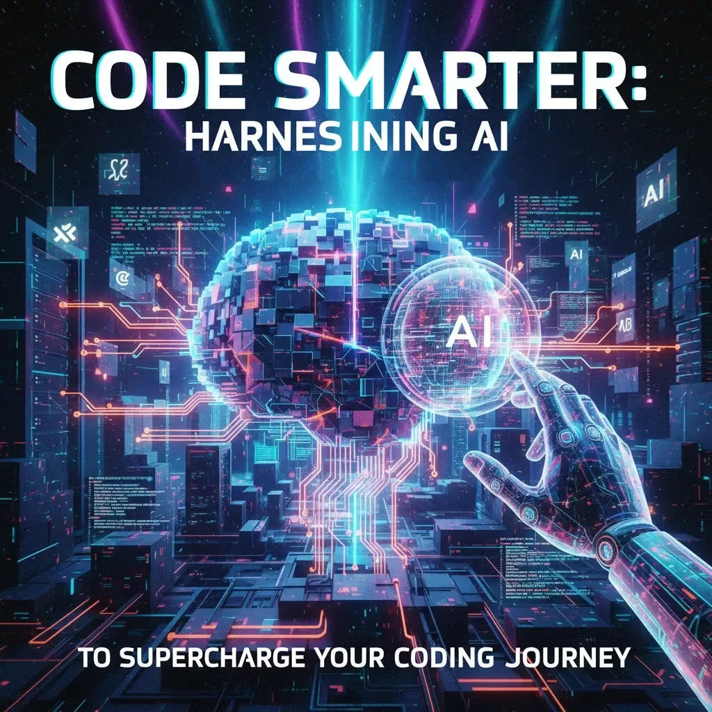 Code Smarter: Harnessing AI to Supercharge Your Coding Journey | AI Coding Guide eBook for Beginners | Digital Download for Developers | Tips for Using AI to Learn Coding