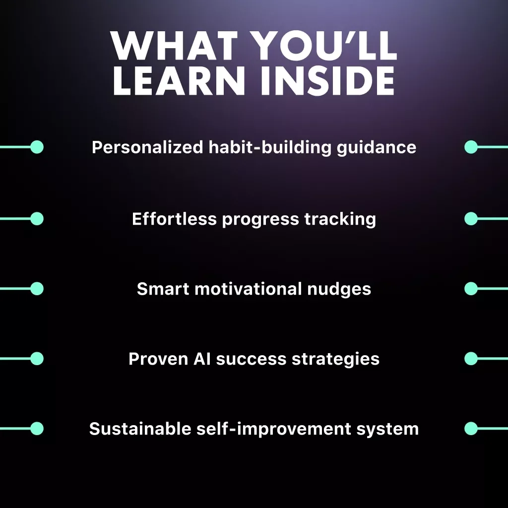 AI-Powered Habits: How Smart Tools Can Help You Build a Better You | Digital Guide for Personal Growth | Learn how to use AI to build positive habits, boost motivation, and transform your daily routine with smart tools