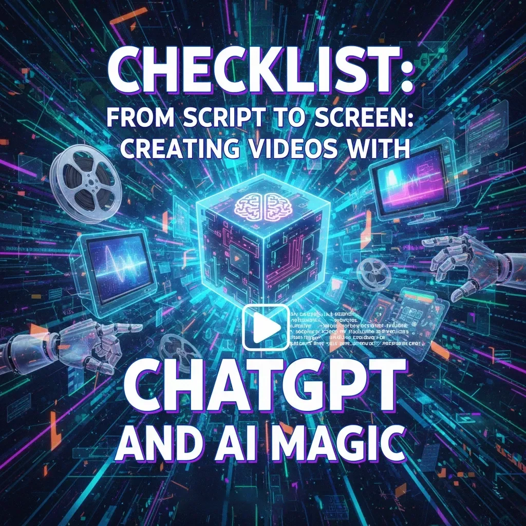 From Script to Screen: Creating Videos with ChatGPT and AI Magic | Digital Guide for AI Video Creation, Scriptwriting, and Content Planning | How to Create a Video Using ChatGPT
