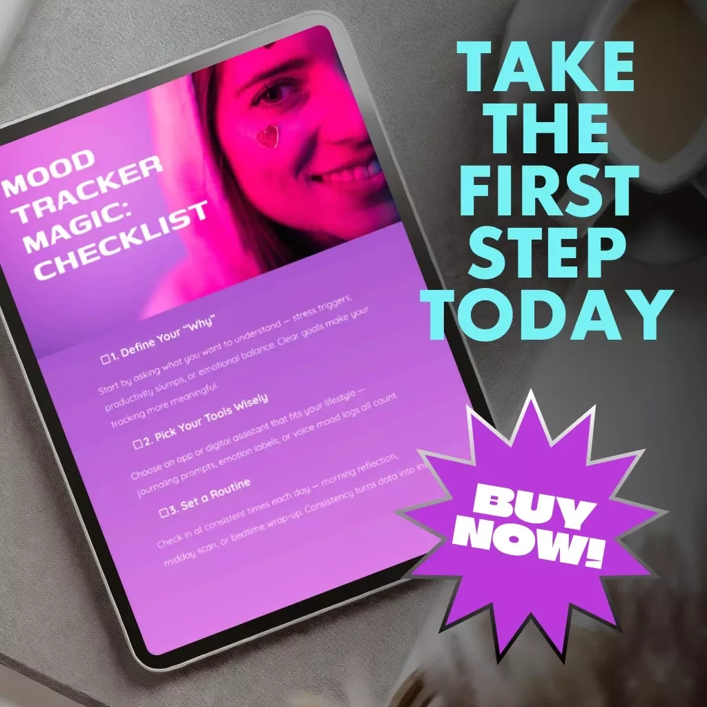 Mood Tracker Magic: Checklist | Digital Download for Emotional Awareness | how to use ai to track mood | Self-Care & Mindfulness Tool for Better Habits and Mental Clarity
