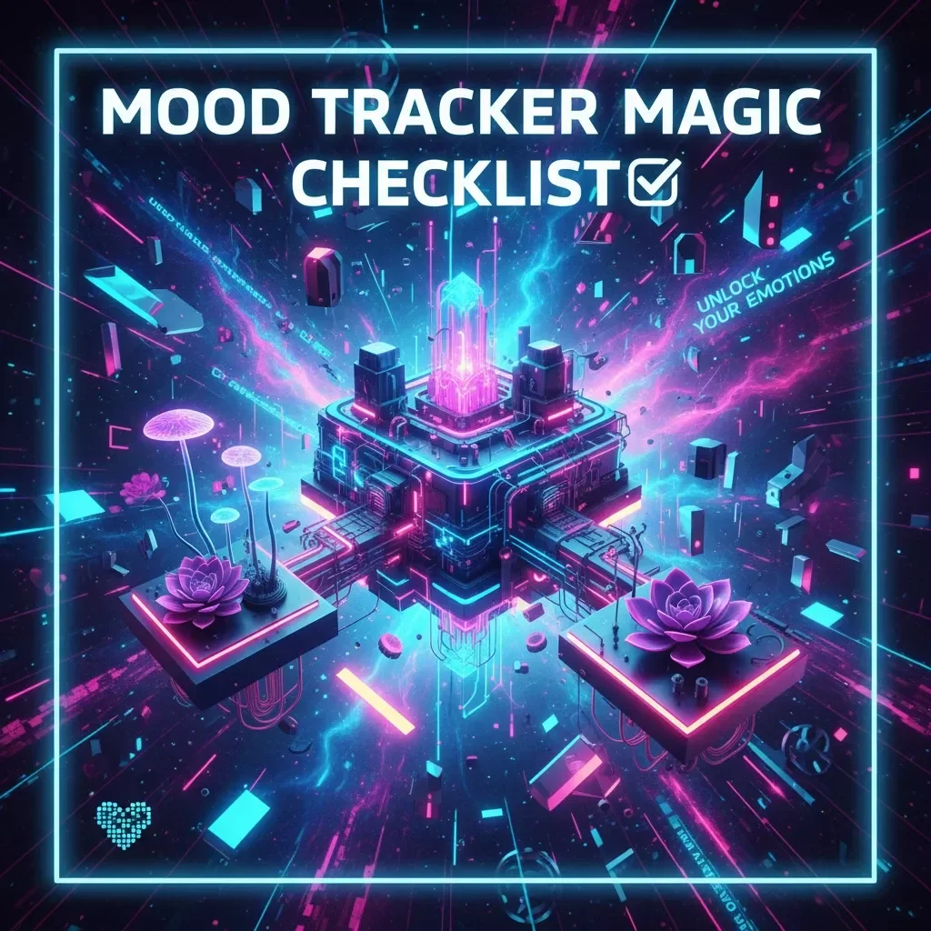 Mood Tracker Magic: Checklist | Digital Download for Emotional Awareness | how to use ai to track mood | Self-Care & Mindfulness Tool for Better Habits and Mental Clarity