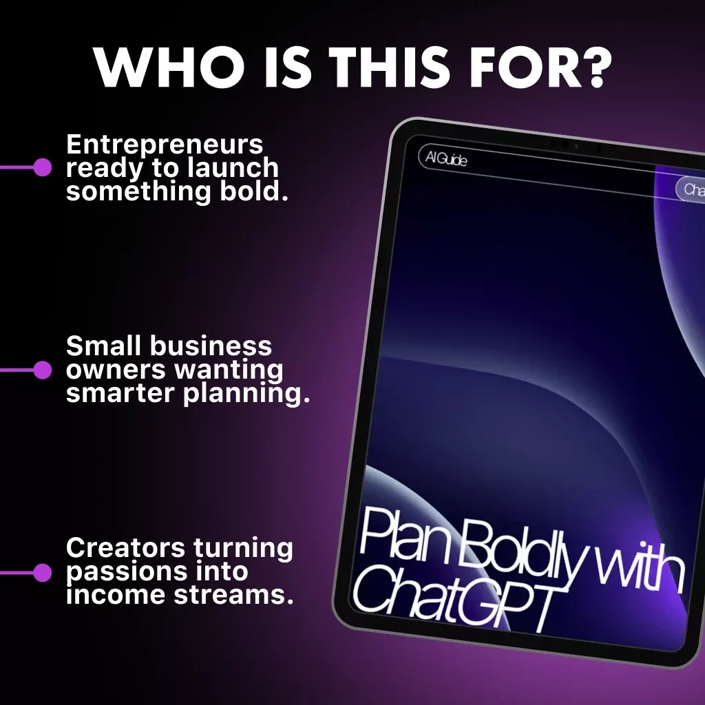 Plan Boldly with ChatGPT | Ultimate Guide to How to Use ChatGPT to Make a Business Plan, Create a Startup Strategy & Build an Investor-Ready Plan