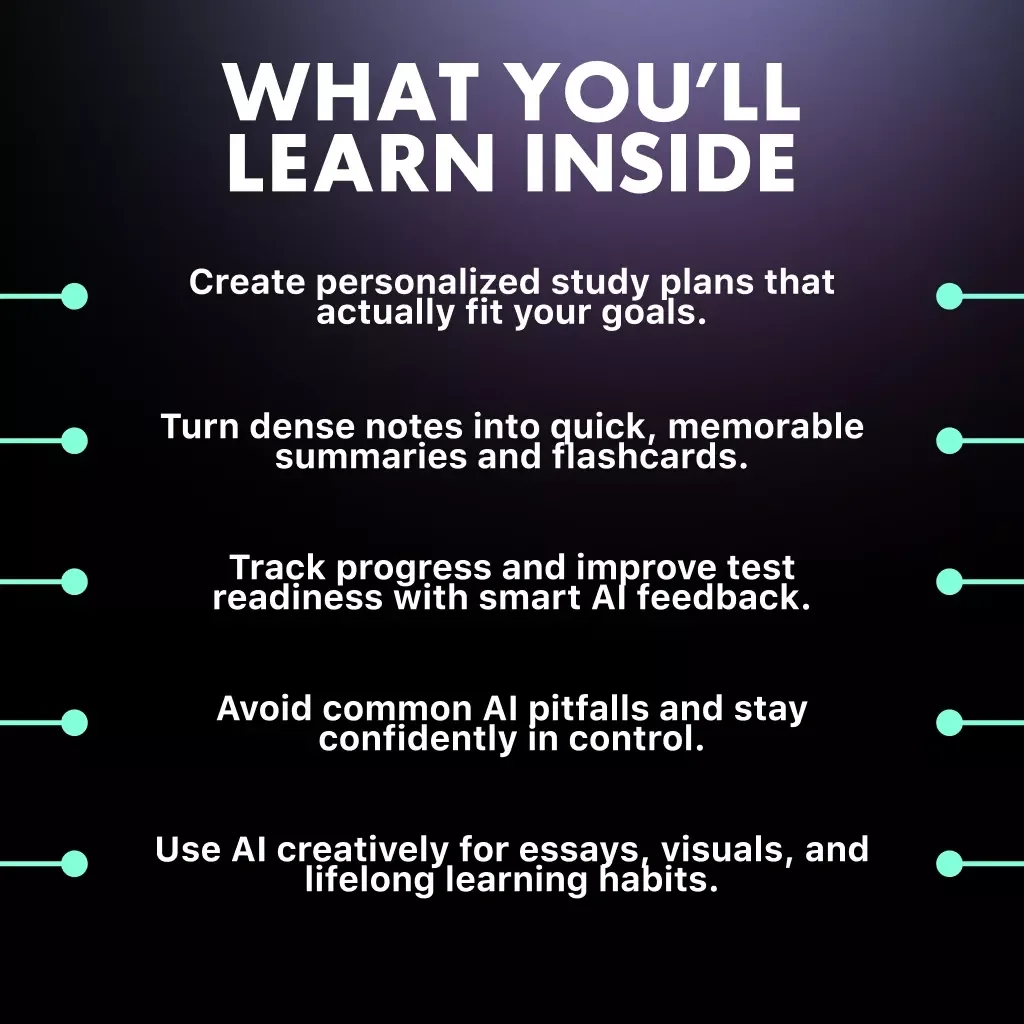 AI Study Buddy: Smart Ways to Learn Faster and Smarter | eBook for Students | Digital Download | Best Way to Use AI for Studying | AI Learning Guide