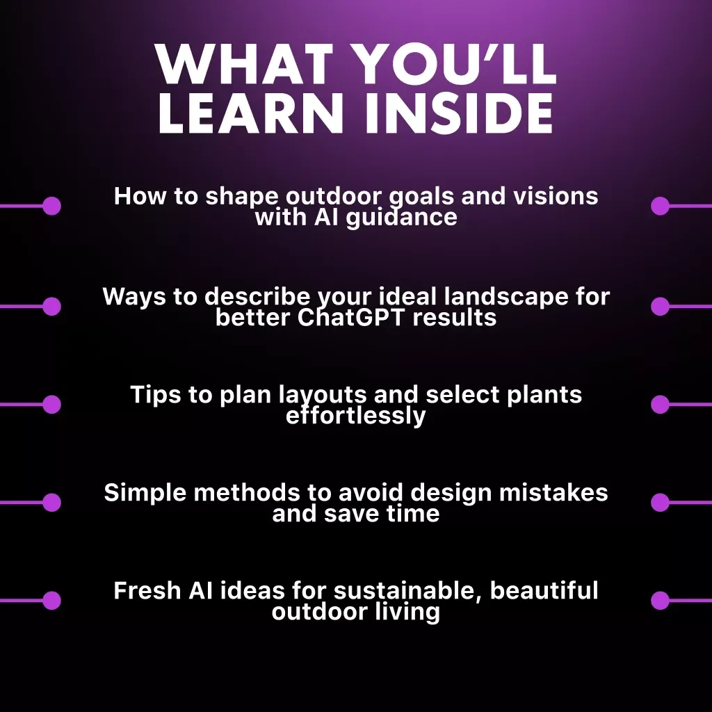 Design Nature’s Harmony with ChatGPT | How to Use ChatGPT for Landscape Design | AI Garden Planning Guide for Outdoor Spaces, Backyard Makeovers, and Eco-Friendly Landscaping Ideas (Digital Download)