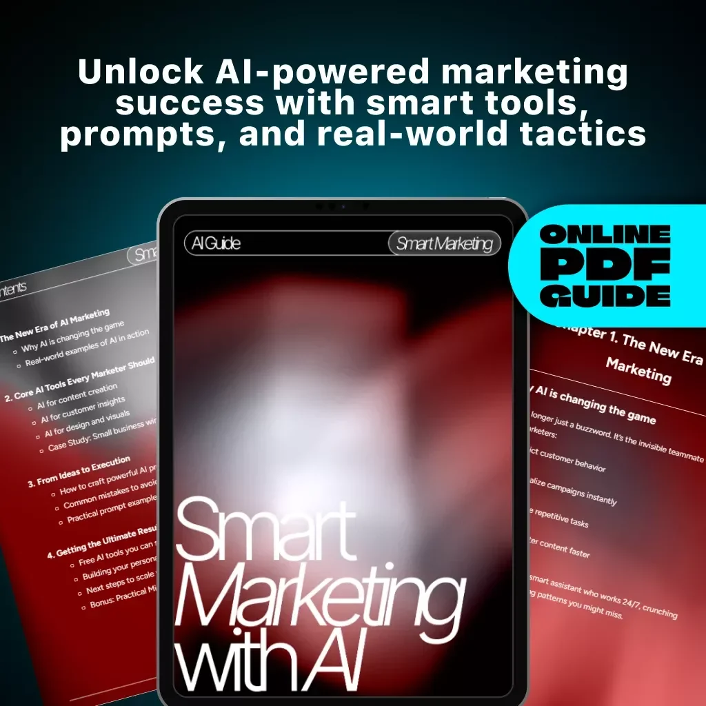 Smart Marketing with AI | Digital Guide for Entrepreneurs & Creators | Learn How to Use AI in Marketing, Content Creation & Strategy Growth
