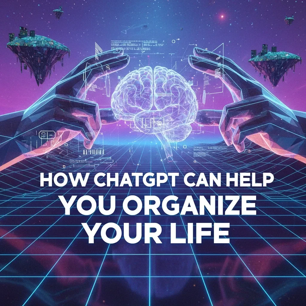How ChatGPT Can Help You Organize Your Life | AI Productivity eBook | Digital Download Guide for Time Management, Focus & Simplicity | Learn how to use chatgpt to organize your life