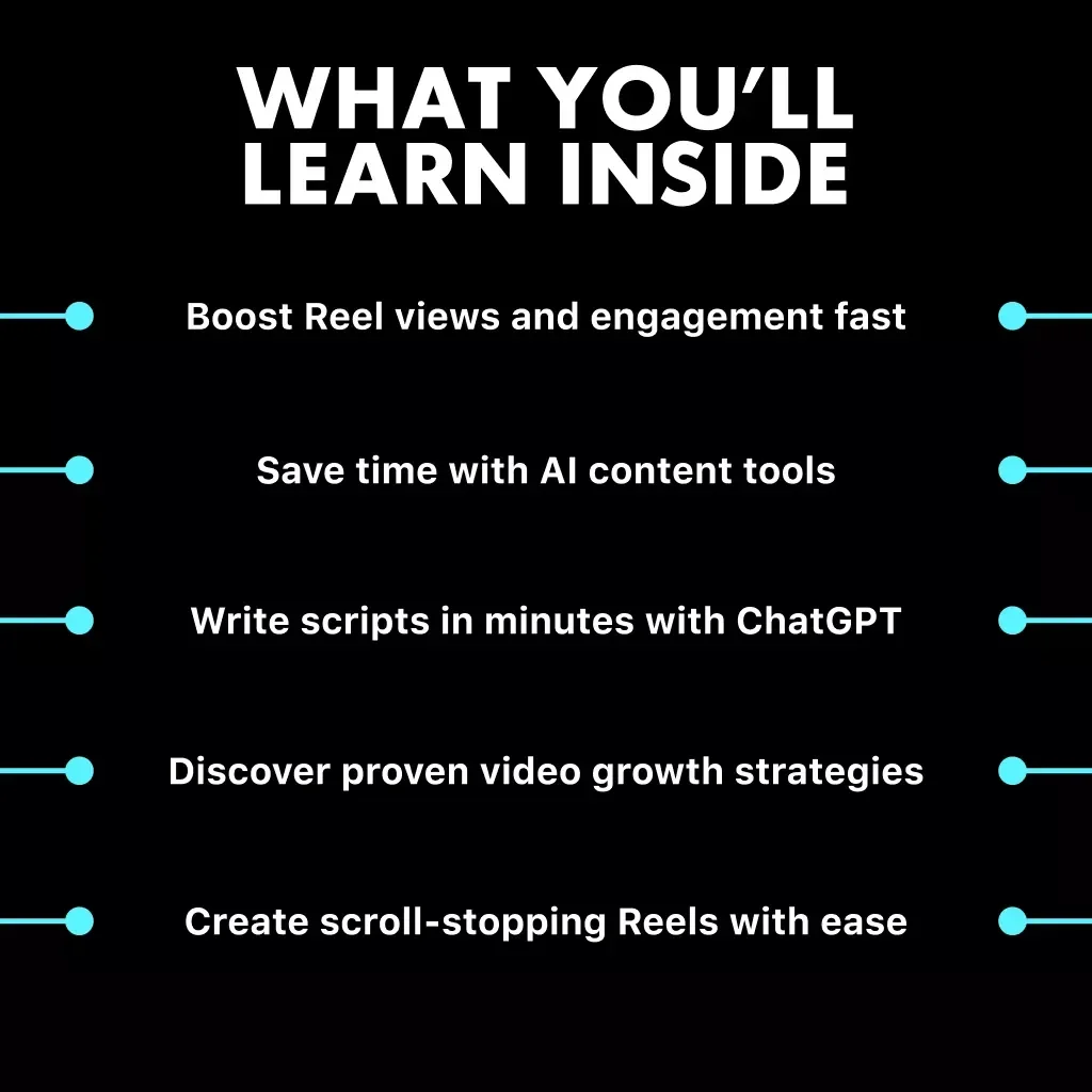 AI Reels That Get Views | Digital eBook Guide for Facebook Reels Creators | Learn How to Use ChatGPT & AI Tools for Viral Short-Form Videos | Social Media Growth & Content Strategy Download