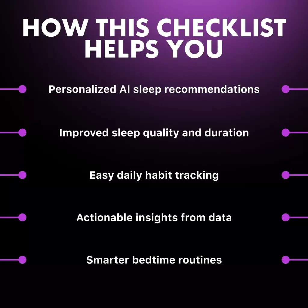 Master Your Sleep with AI – Digital Sleep Optimization Checklist | Tips for Using AI to Monitor Sleep Patterns & Improve Rest Quality