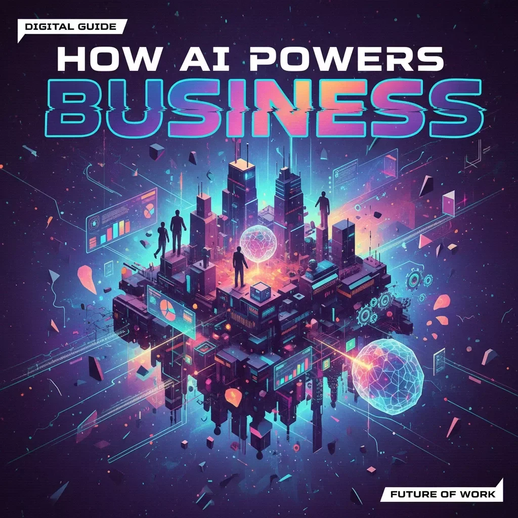 How AI Powers Business | Digital eBook Guide for Entrepreneurs, Small Business Owners & Startups | AI Strategy, Productivity, Marketing & Growth Tips