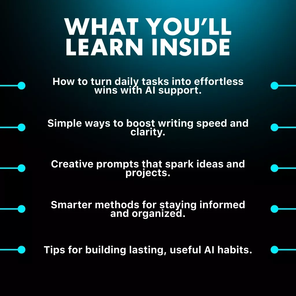 ChatGPT in Your Life: Smart, Simple, Everyday Uses | Digital Guide, eBook & Checklist for AI Productivity, Learning, and Creativity | Perfect for Beginners and Busy Professionals