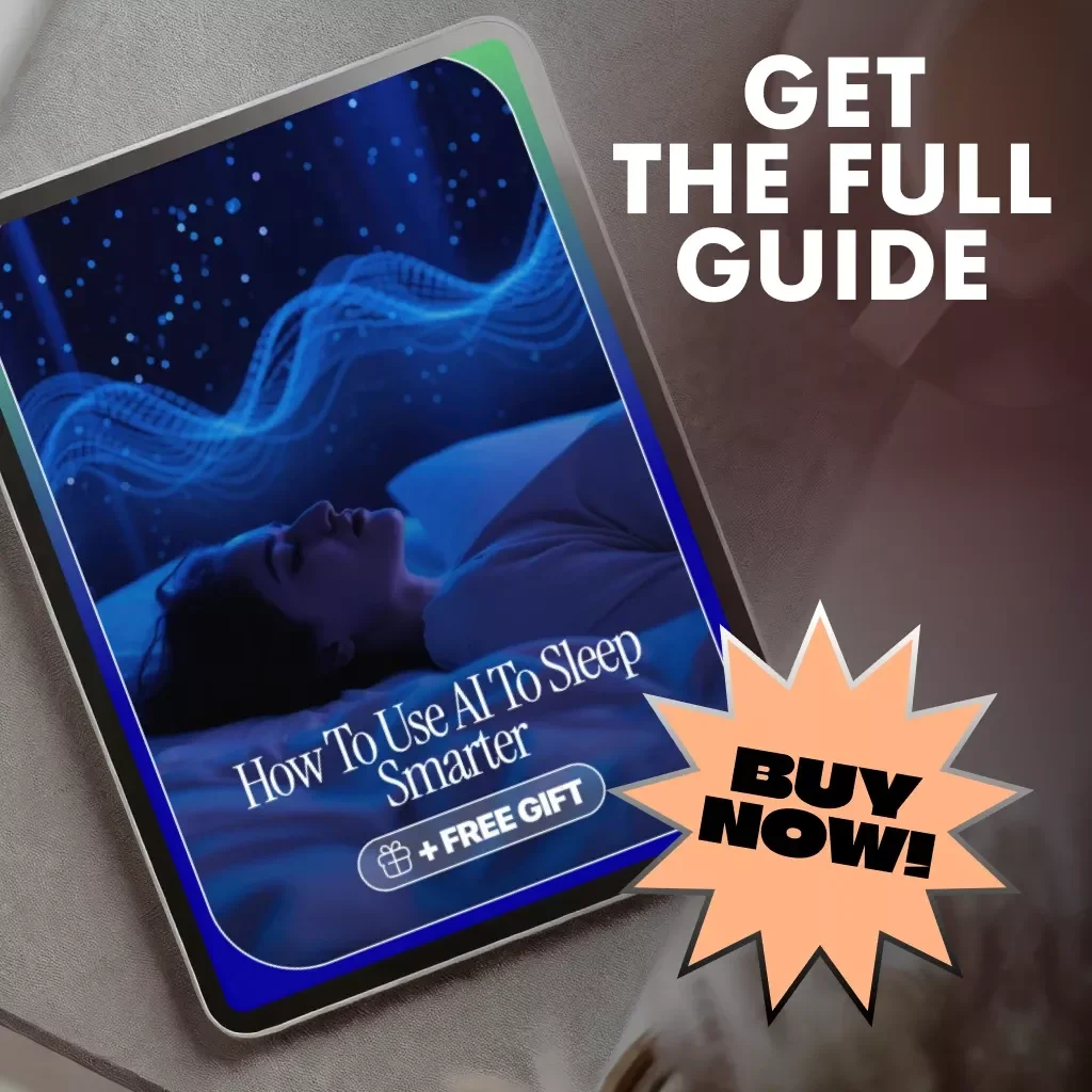 How to Use AI to Sleep Smarter | Digital eBook Guide for Better Rest, Sleep Optimization, and AI Wellness Routine