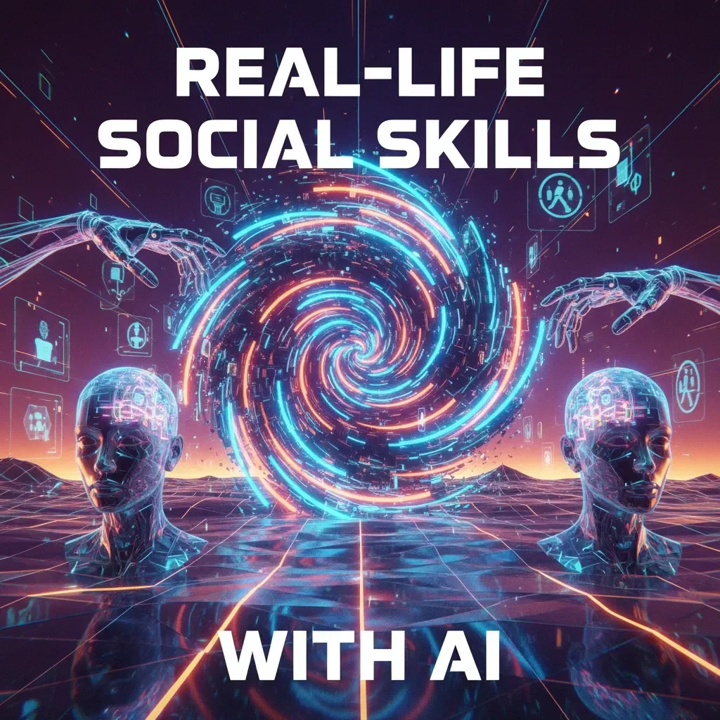 Practicing Real-Life Social Skills with AI – eBook Guide for Learning How to Practice Social Situations Using AI | Digital Download for Conversation Confidence & Real-Life Scenarios