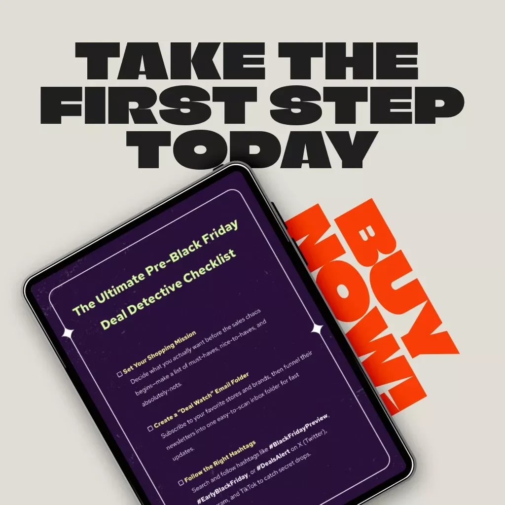 The Ultimate Pre-Black Friday Deal Detective Checklist | Digital Download Guide for Smart Shoppers | How to Monitor Pre-Black Friday Deals Like a Pro