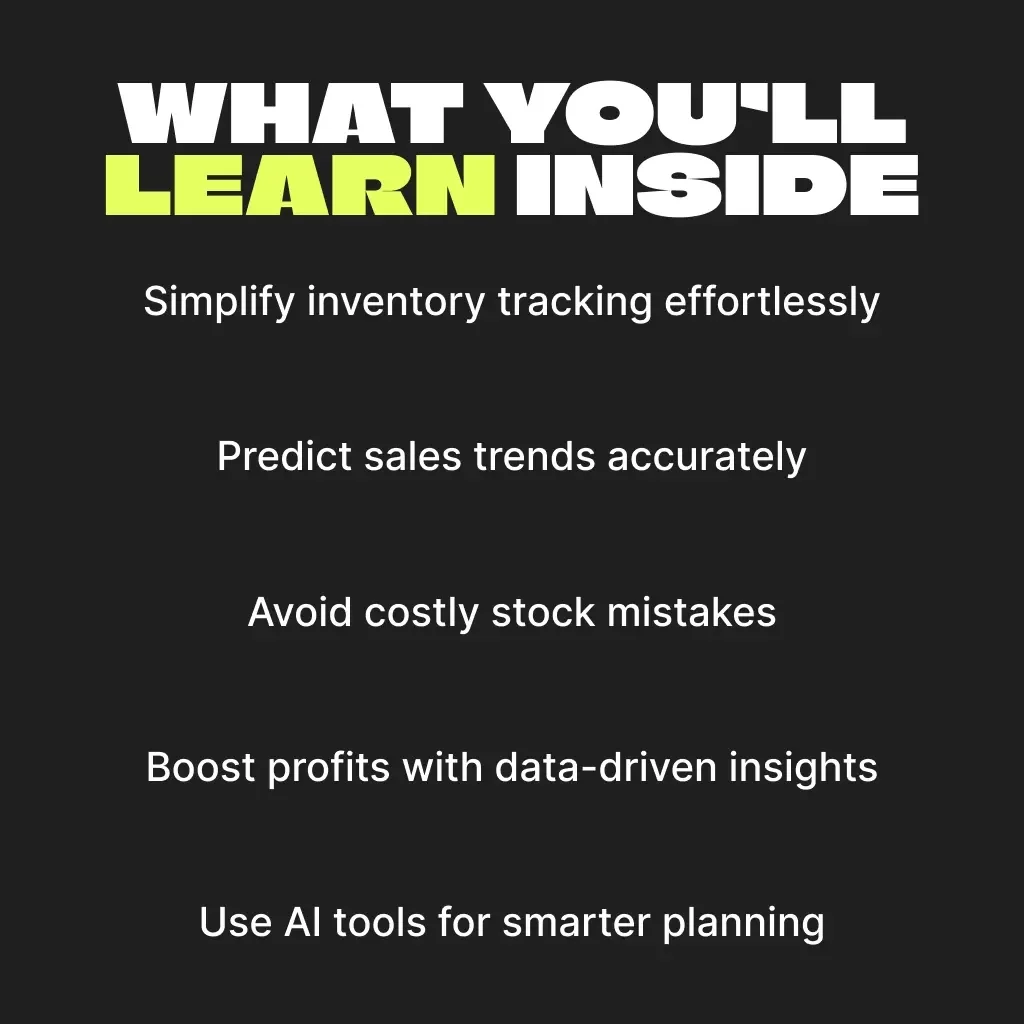 Mastering the Art of Tracking High-Demand Products | How to Track Inventory for Hot Items | Ultimate Inventory Management eBook for Retailers, Small Businesses & Online Sellers